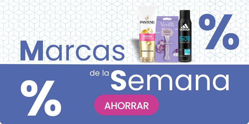Texto de descuentos junto a logotipo de porcentaje grande